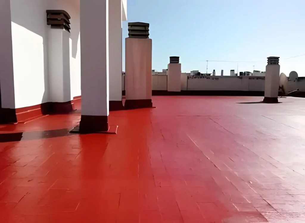 Impermeabilizado de terraza cubierta realizado por Pintor en Cartagena